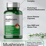 Mushroom Complex Capsules | 150 Count by Horbaach Mushrooms Amazon