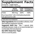 Doctor's Best Fully Active Folate with QuatreFolic 800 mcg, 60 Veggie Caps Back to results Amazon 