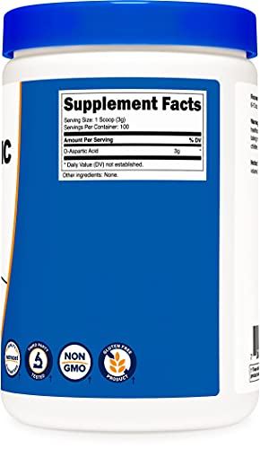 Nutricost D-Aspartic Acid Powder 300G - Pure D Aspartic Acid Back to results supps247 - Image 4
