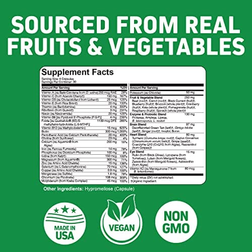 Whole Food Multivitamin for Women & Men Back to results Amazon