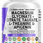 Magnesium Glycinate Complex 1000mg with L-Theanine 200mg Apigenin 50mg Back to results Amazon