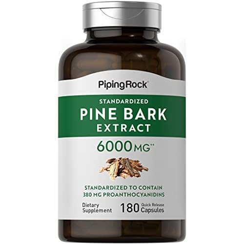Piping Rock Pine Bark Extract Capsules 6000 mg Back to results Amazon - Image 1