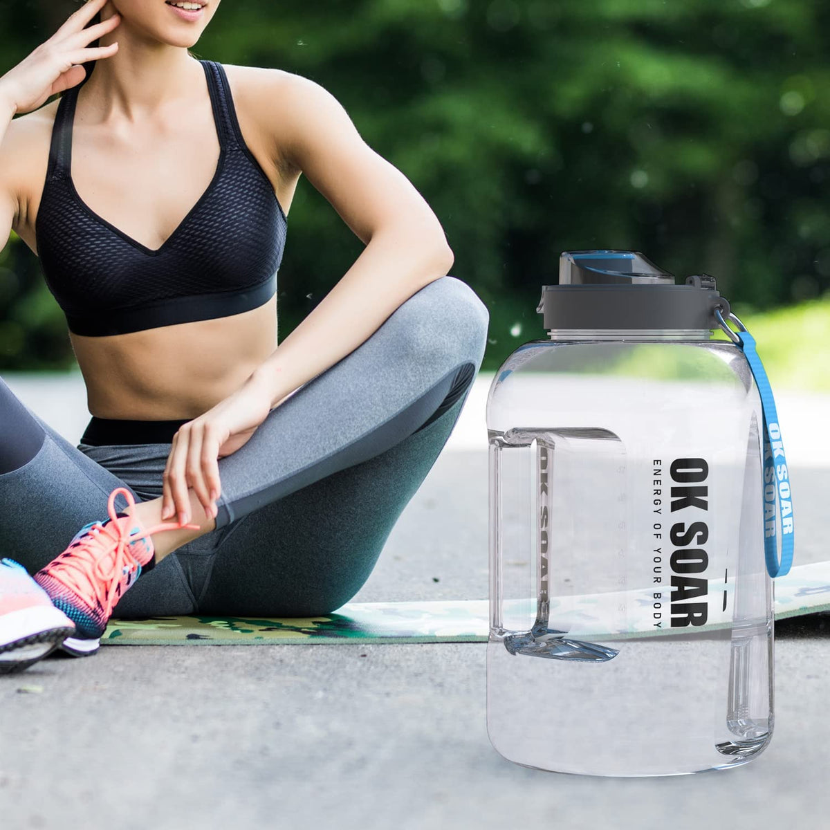 Water Bottle with Time Marker Back to results supps247 - Image 28
