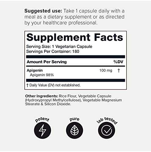 Toniiq Ultra High Strength Apigenin - 100mg Sleep Supplements Amazon - Image 2