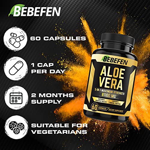 Aloe Vera Extract Capsules 81100mg Aloe Vera supps247 - Image 2
