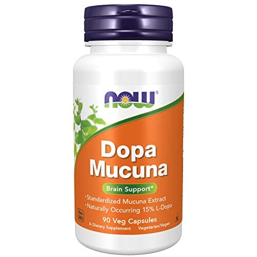 NOW DOPA Mucuna,90 Veg Capsules Back to results supps247  - Image 1