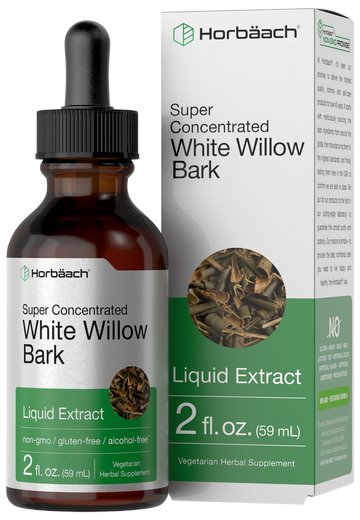 White Willow Bark Extract | 2 fl oz | Alcohol Free Liquid Tincture General SUPPS247 - Image 1