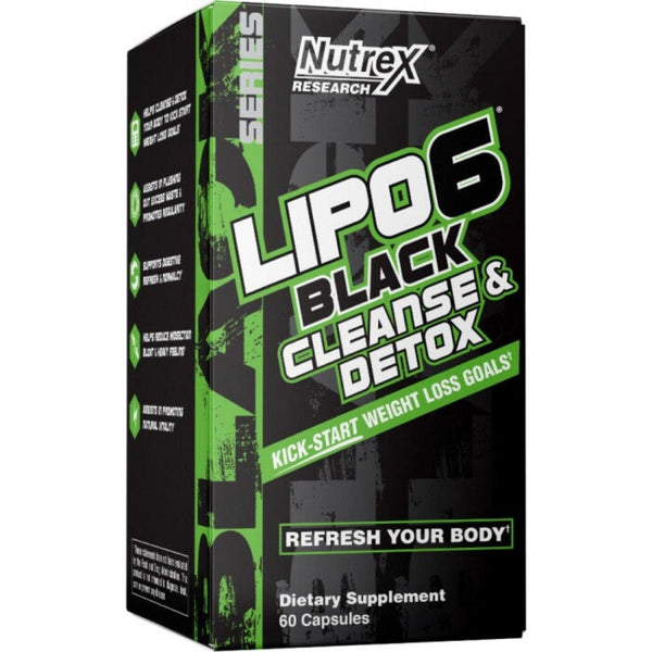 Nutrex Research Lipo-6 Black Cleanse & Detox – 60 Capsules
