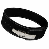 Leather Lever Heavy Duty Power Weight Lifting Belt hexablaster