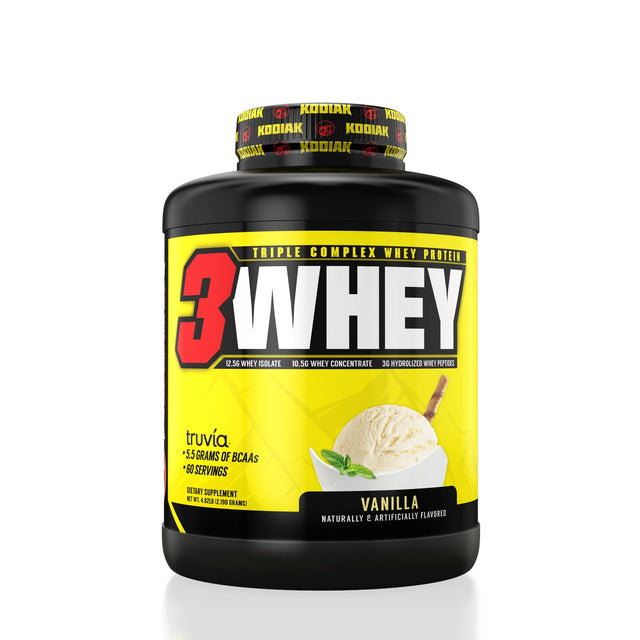 Kodiak 3Whey (60 Serve) 2.1kg General SUPPS247 Vanilla